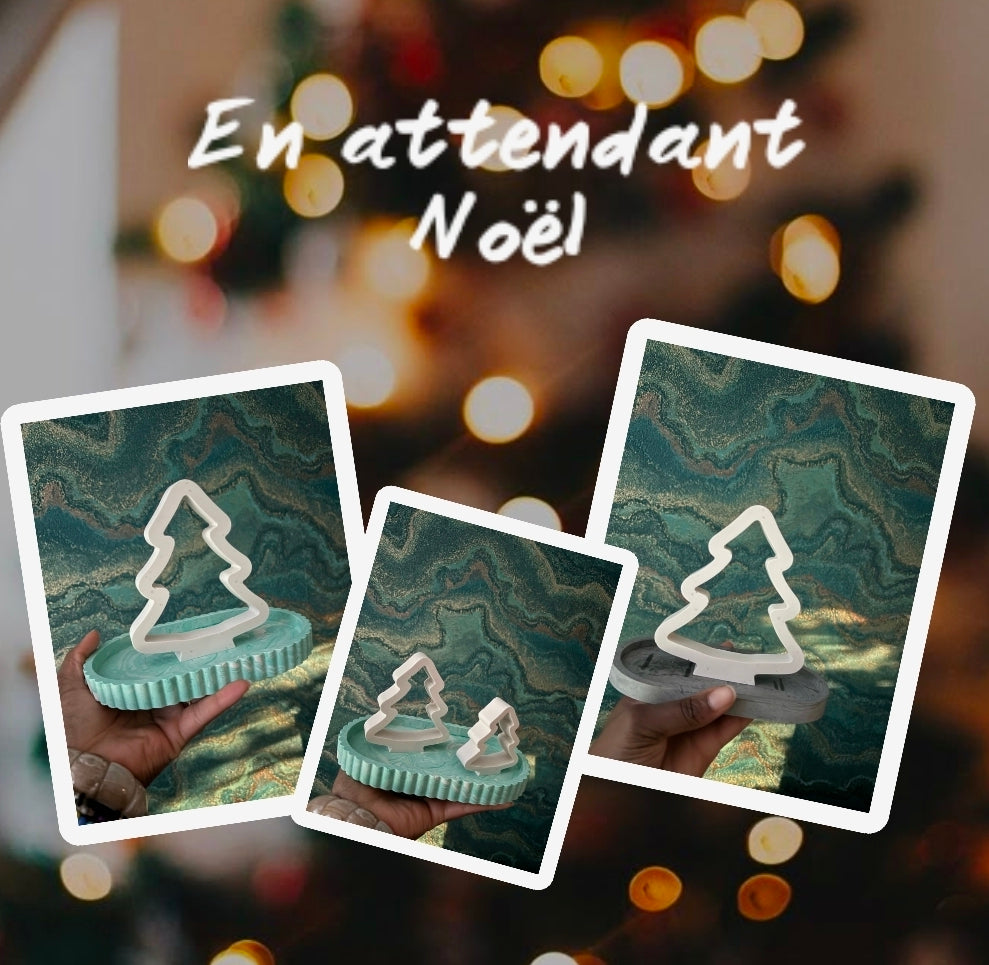En attendant noël des sapins sous plusieurs formes à découvrir sur micreationsrx.com