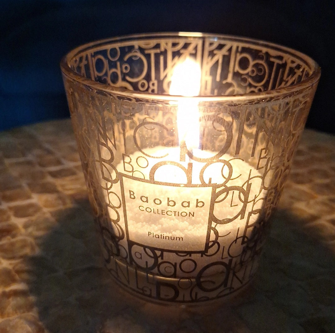 Bougie baobab platinium rescusité