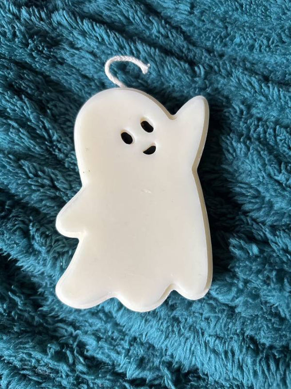 Bougie fantome couverture fluffy HALLOWEEN AUTOMNE MADE IN ROUBAIX