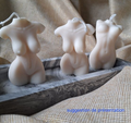 Bougies cire de soja silouhette de femme audacieuse