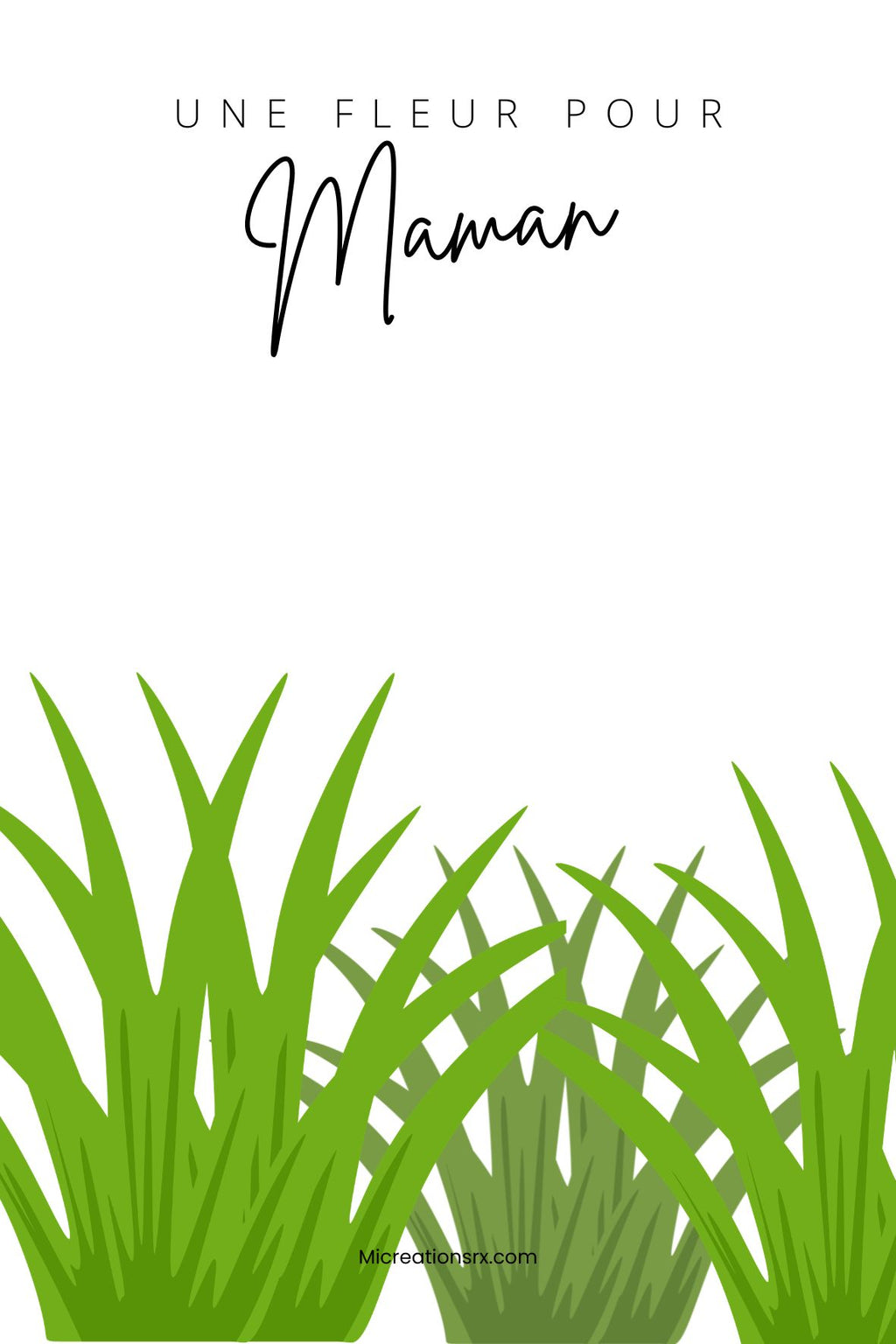 Design une fleur pour maman