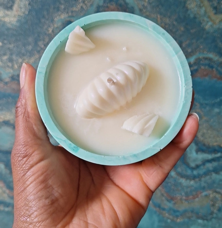 Bougie parfumée coquillage pina colada