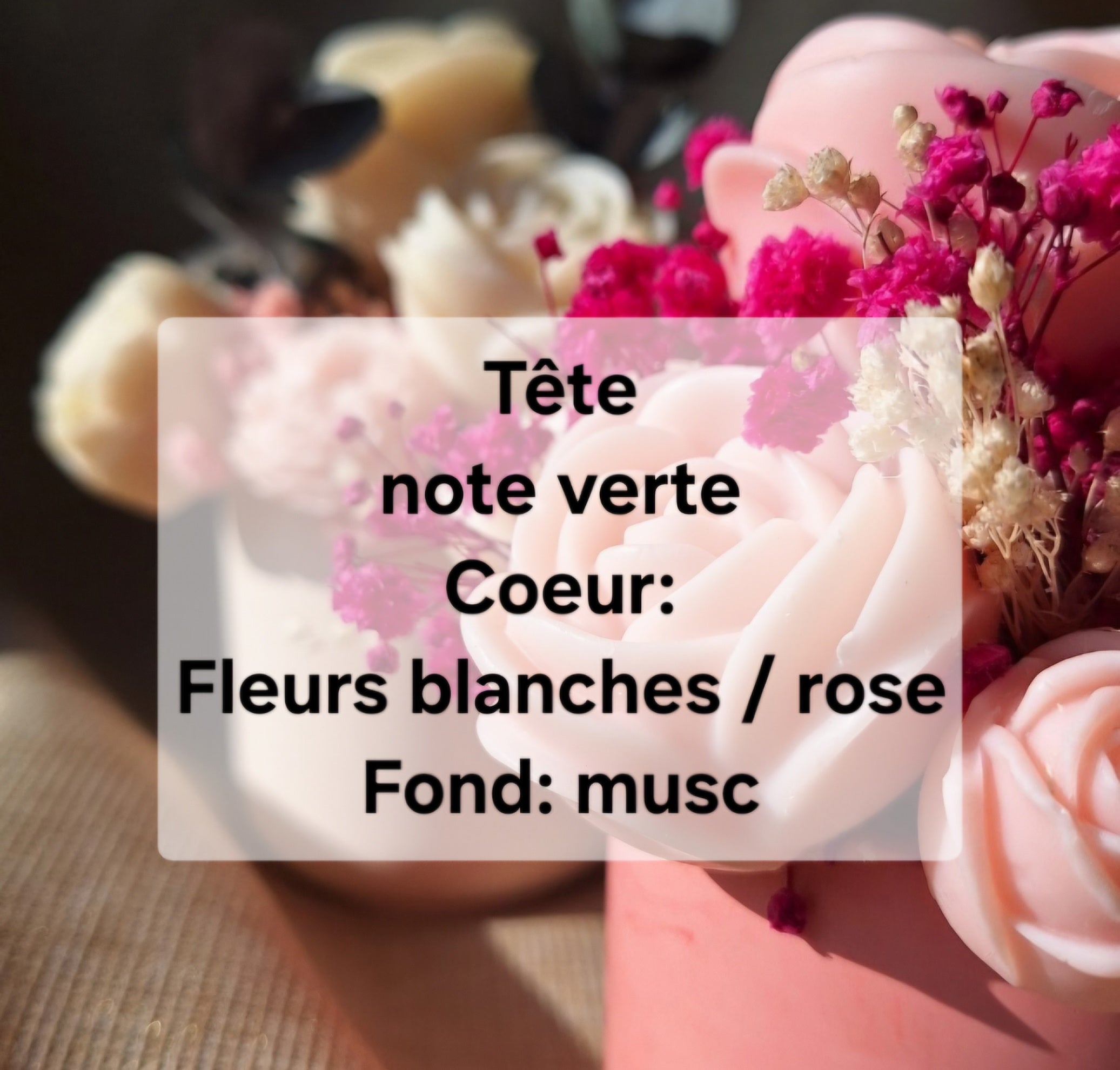 Pyramide olfactive fleur de coton