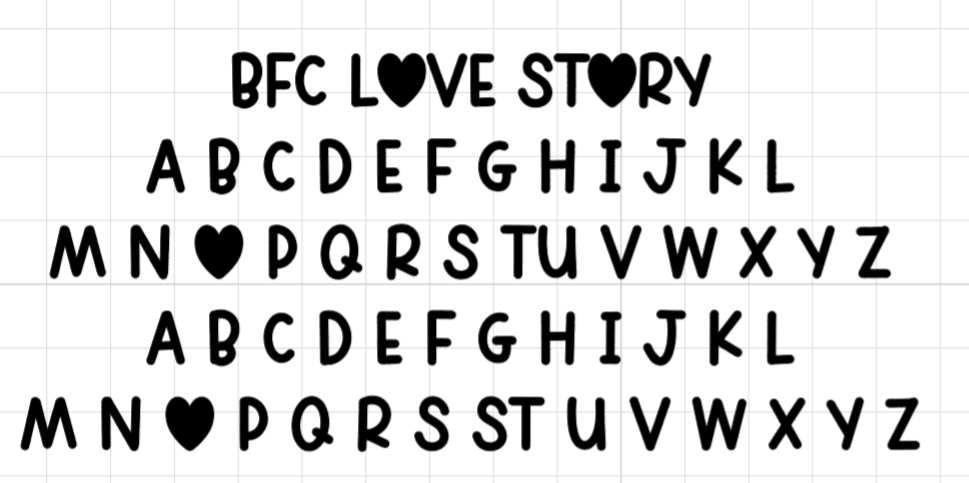 police bfc love story cricut maker 3 police payante
